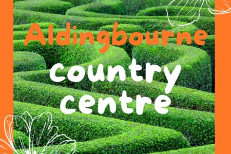Aldingbourne country centre. Maze image. Day out. Holiday.